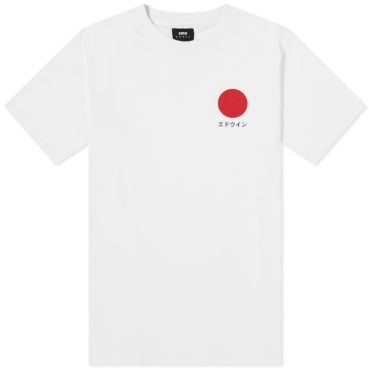 Photo: Edwin Men's Japanese Sun T-Shirt in White