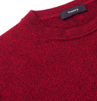 Theory - Hills Mélange Cashmere Sweater - Red