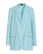 Theory Womens Blazer Light in Blue