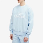 Late Checkout Men's Logo Sweatshirt in Blue