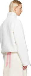 Sandy Liang White Ascher Pullover Jacket