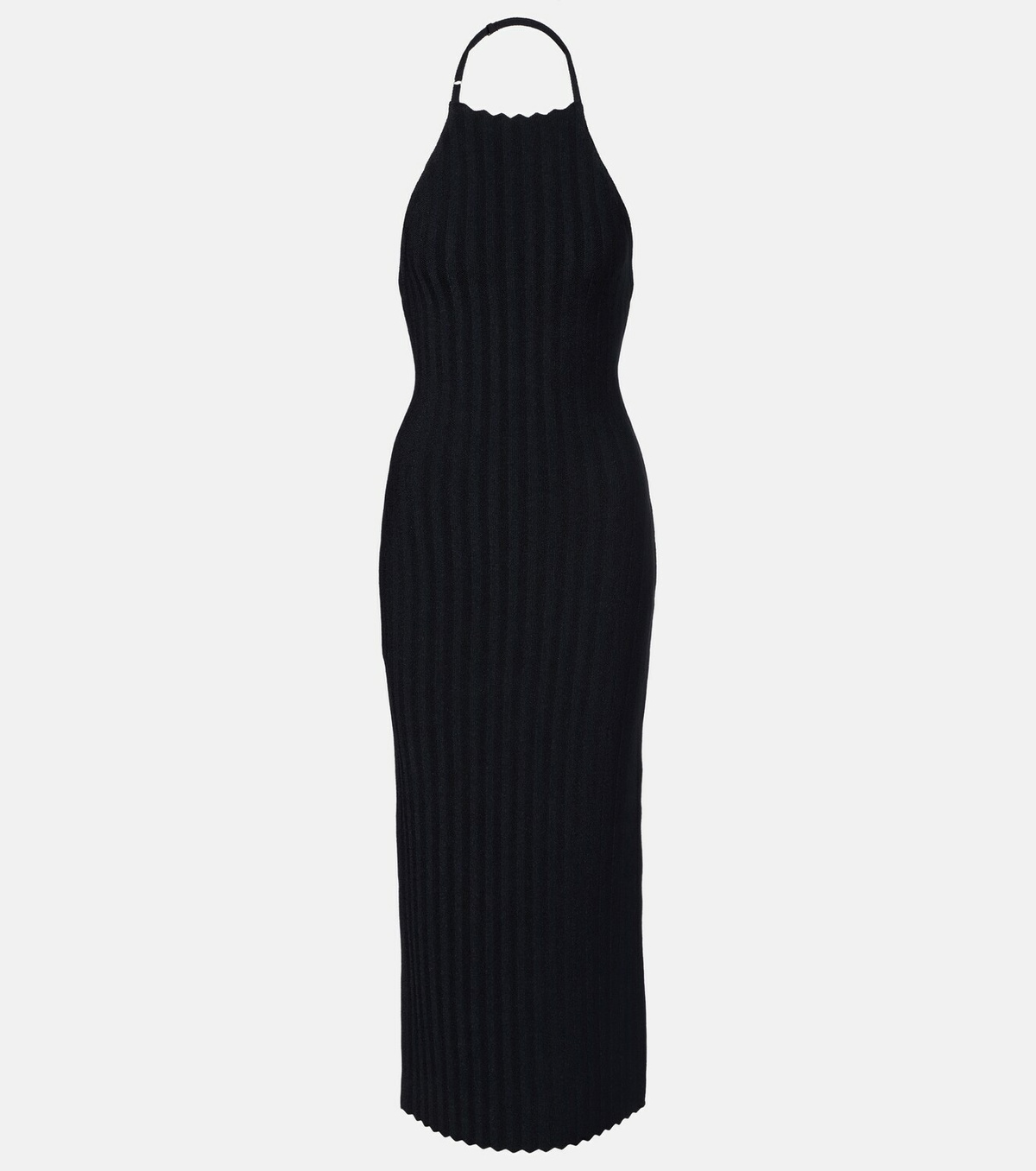Jacquemus Tablier knitted midi dress