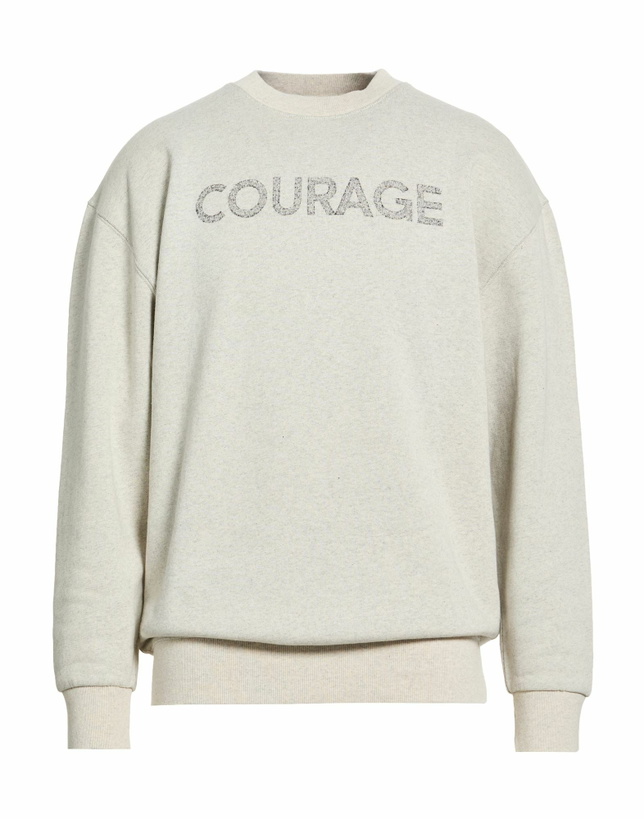 Photo: Maison Kitsuné Mens Sweatshirt in Light grey