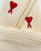 Ami Paris Three Pack Ami De Coeur Socks Beige - Mens - Socks