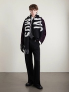 Jacquemus - Logo-Intarsia Fringed Wool Scarf