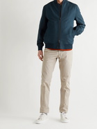 LORO PIANA - Ivy Linen and Silk-Blend Bomber Jacket - Blue