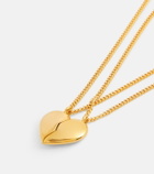 Balenciaga Lovelock Double embellished necklace