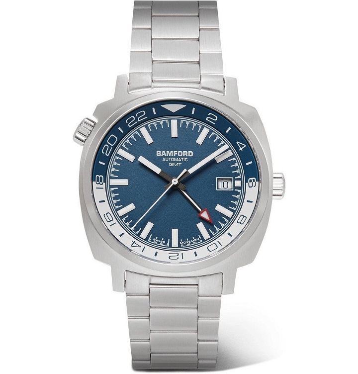 Photo: Bamford Watch Department - GMT Automatic 40mm Stainless Steel Watch - Blue