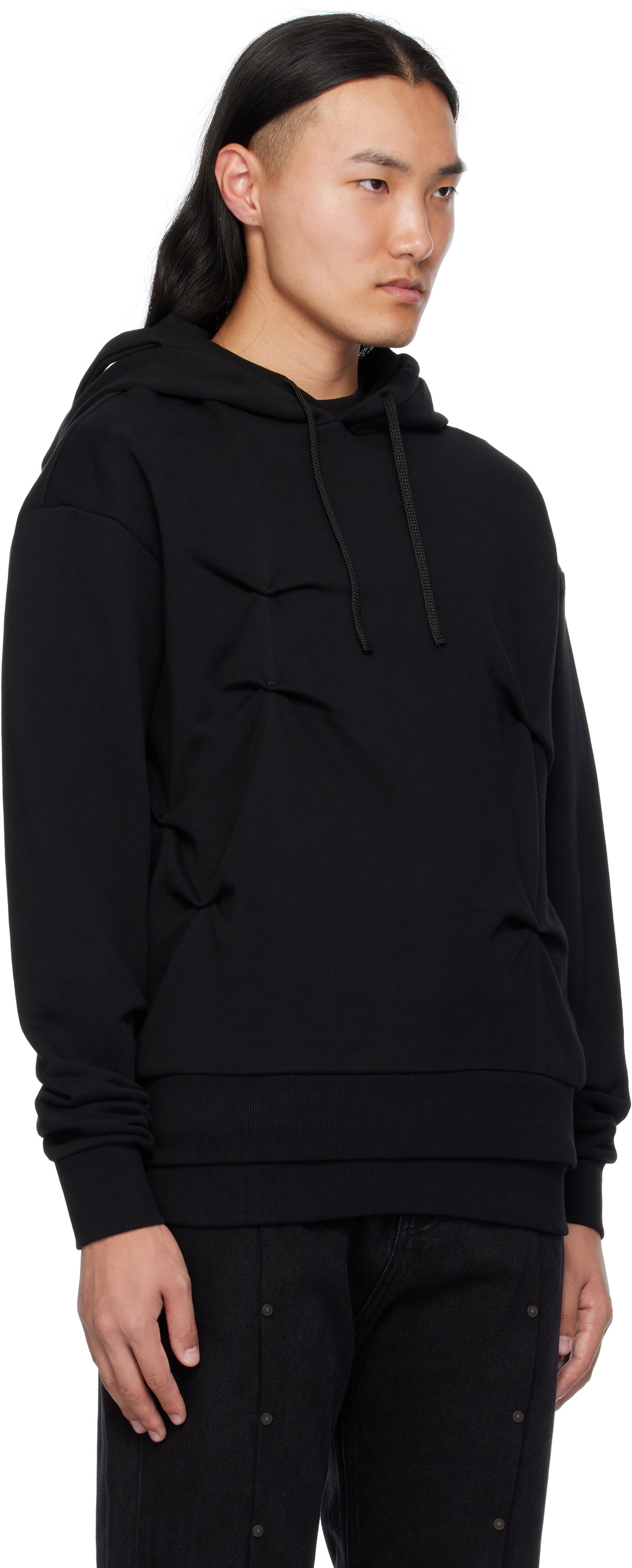 KUSIKOHC Black Multi Rivet Hoodie KUSIKOHC