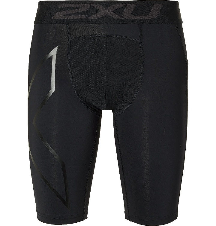 Photo: 2XU - Accelerate Stretch-Jersey Compression Shorts - Black