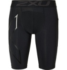 2XU - Accelerate Stretch-Jersey Compression Shorts - Black
