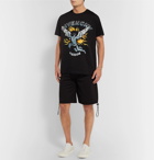 Givenchy - Printed Cotton-Jersey T-Shirt - Black
