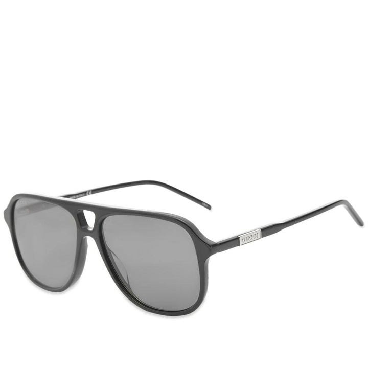 Photo: Gucci Men's Eyewear GG1156S Sunglasses in Black/Grey