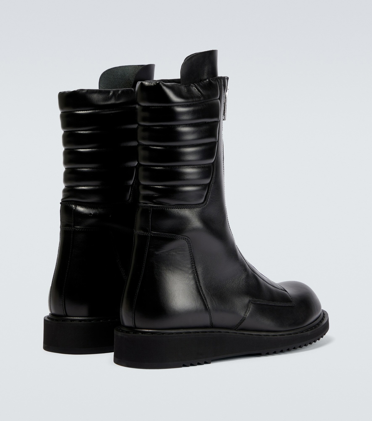 Rick Owens Basket Creeper Leather Boots Rick Owens