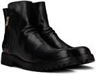 Officine Creative Black Ikonic 004 Boots