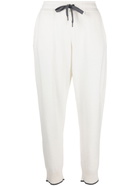 BRUNELLO CUCINELLI - High-waisted Cashmere Trousers