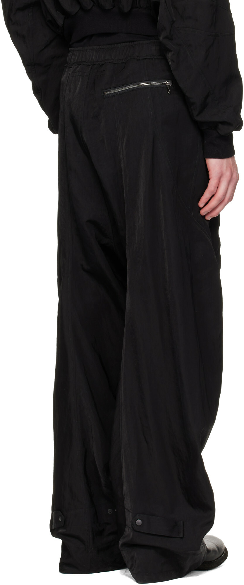 Julius Black Tourer Wide Trousers