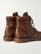 Officine Creative - Boss Leather Boots - Brown