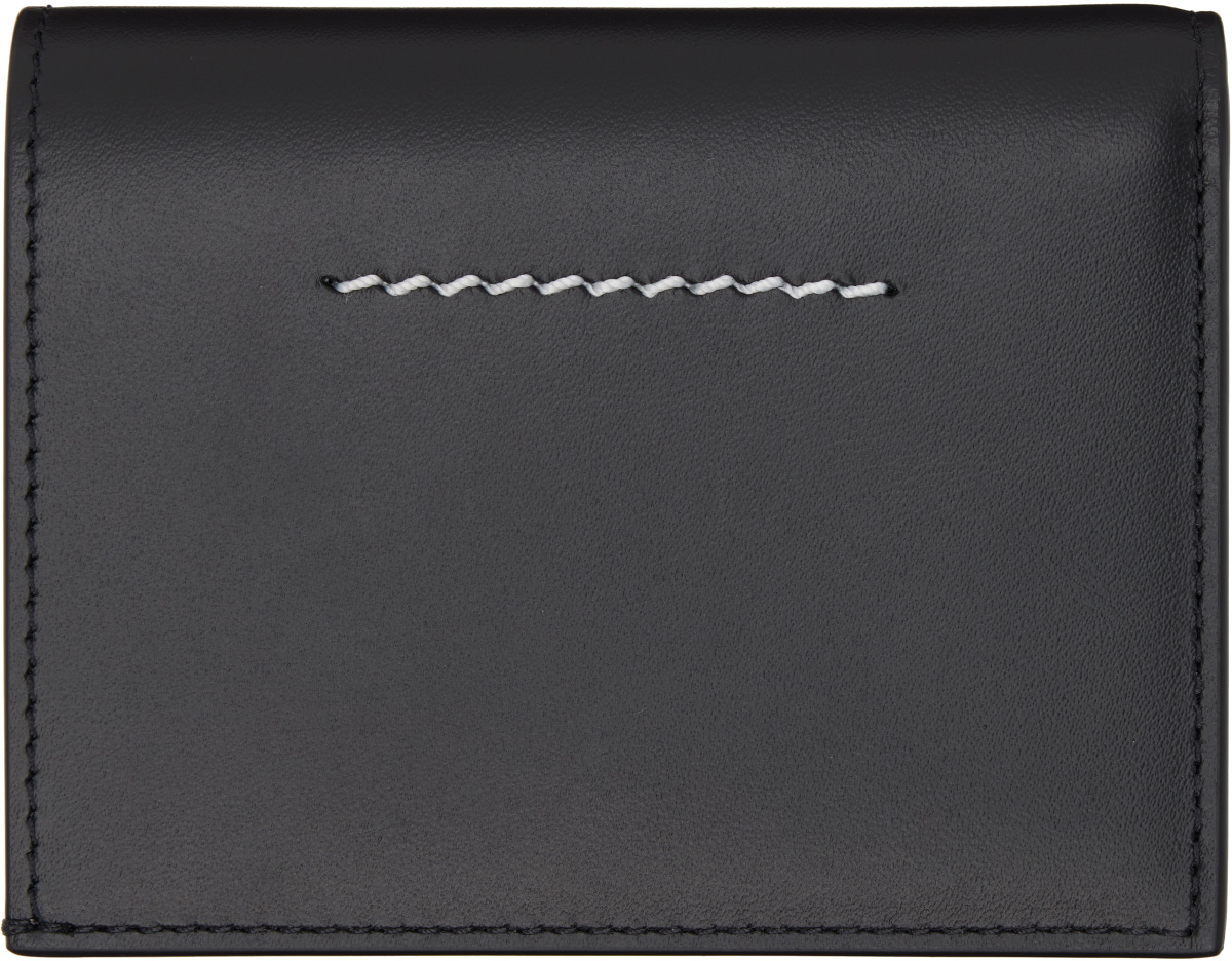 MM6 Maison Margiela Black Numeric Wallet