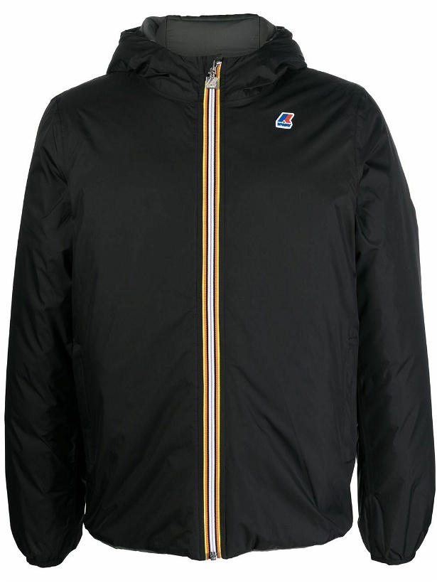 Photo: K-WAY - Hooded Jacket With Logo Patch