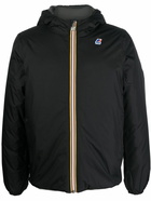 K-WAY - Hooded Jacket With Logo Patch