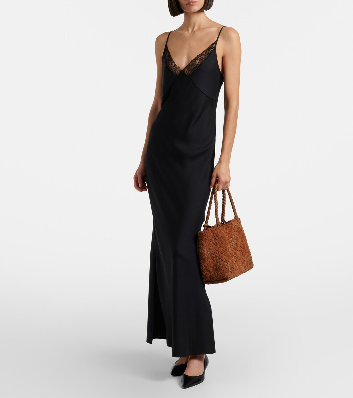 The Row Ruth Small woven leather tote bag