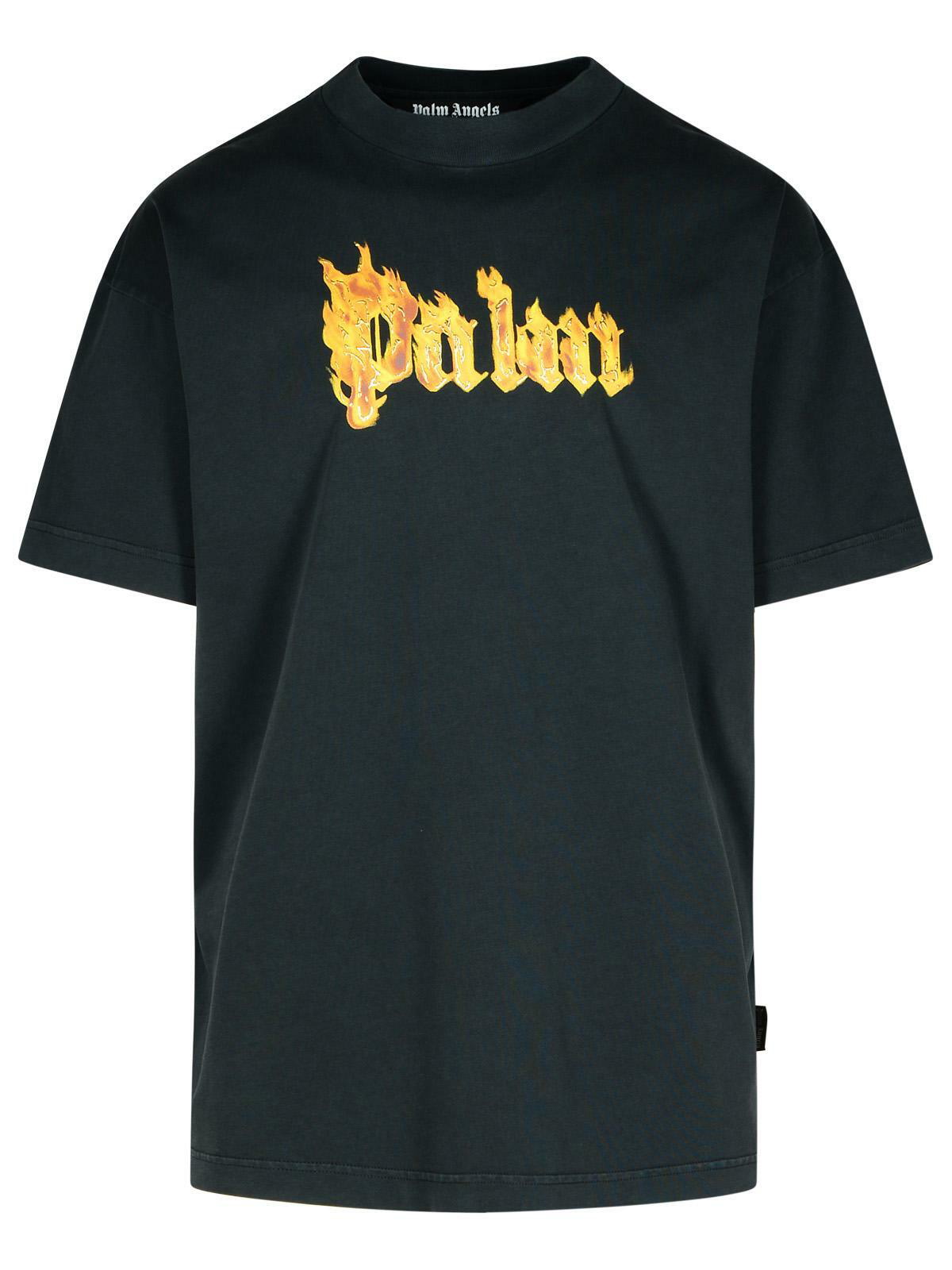 Palm Angels Black Ultra Logo Over T-Shirt Palm Angels