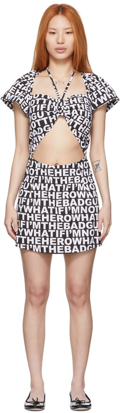Photo: Rose Murdoch Black & White Sasha Mini Dress
