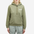 Napapijri Women's Logo Hoodie in Green Lichen