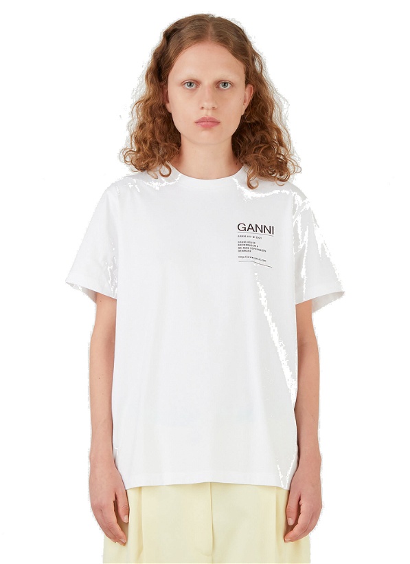 Photo: Basic Cotton Jersey T-Shirt in White