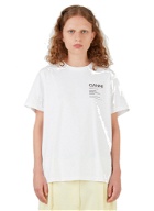 Basic Cotton Jersey T-Shirt in White
