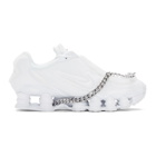 Comme des Garcons Homme Plus White Nike Edition CDG Shox TL Sneakers