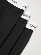 Calvin Klein Underwear - Three-Pack Stretch-Cotton Boxer Briefs - Black