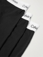 Calvin Klein Underwear - Three-Pack Stretch-Cotton Boxer Briefs - Black