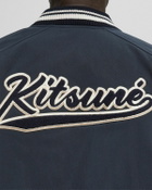 Maison Kitsune TEDDY BLOUSON Blue Mens Bomber Jacket
