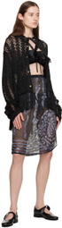Bode Black Hyatt Midi Skirt