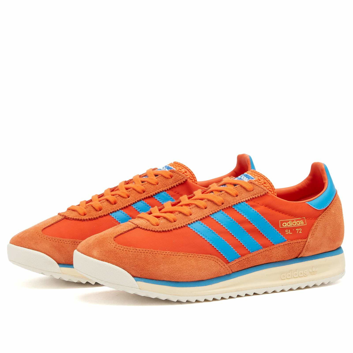 Adidas Men's SL 72 RS Sneaker in Collegiate Orange/Bright Blue adidas