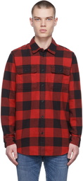 Nudie Jeans Red & Black Gabriel Buffalo Shirt