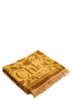 Chloe Plage Floral-jacquard Beach Towel