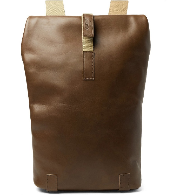 Photo: Brooks England - Pickwick Small Leather Backpack - Brown