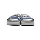 Coach 1941 Grey and Navy Knit Logo Sandals