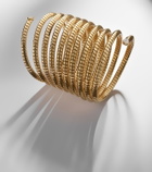 Marina B Trisolina 18kt gold bangle with diamonds