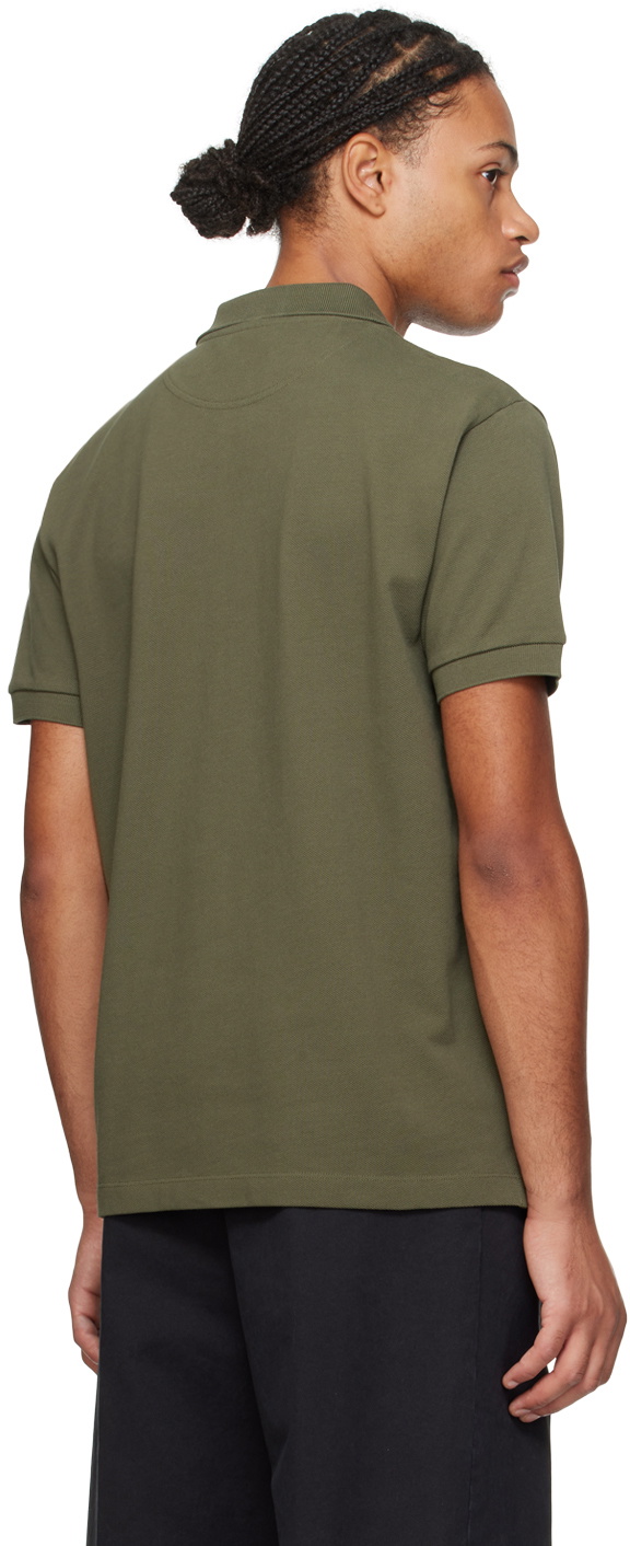 Bally Green Embroidered-Logo Polo