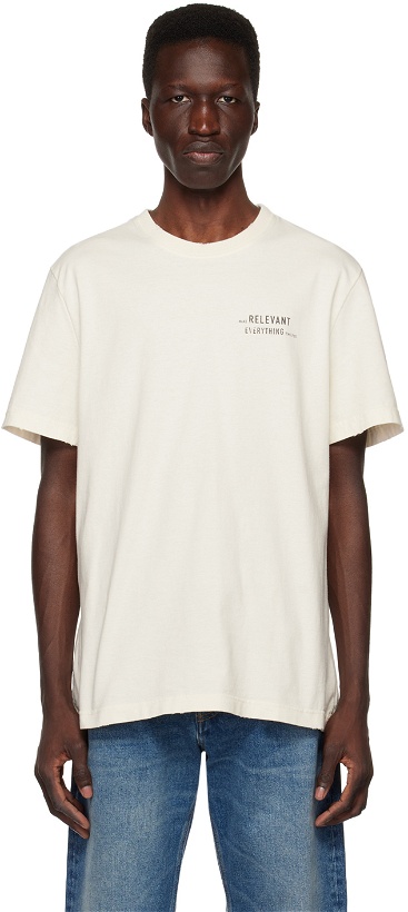 Photo: Golden Goose Off-White Distressed T-Shirt