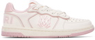 AMIRI White & Pink Newport Sneakers
