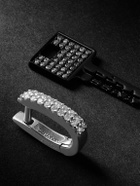 EÉRA - Key White Gold, Silver and Diamond Single Earring