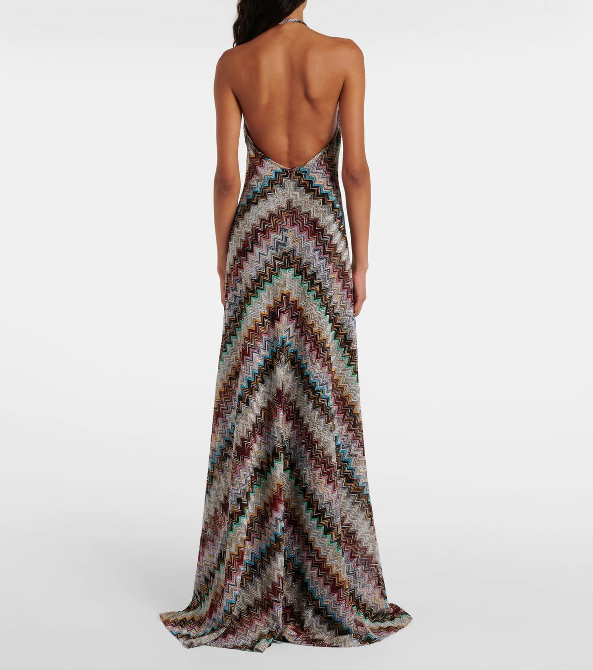Missoni Zig Zag metallic gown Missoni