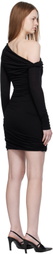 Paris Georgia Black Elemental Manahou Twist Minidress