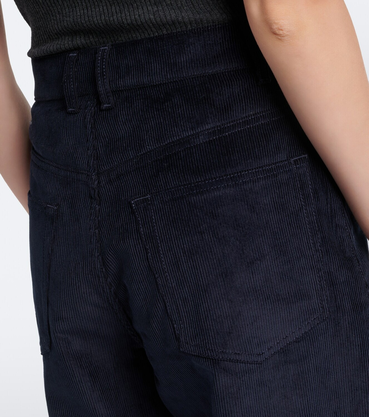 Róhe Berber cotton corduroy barrel-leg pants