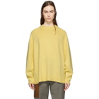 Tibi Yellow Cashmere Oversized Sweater